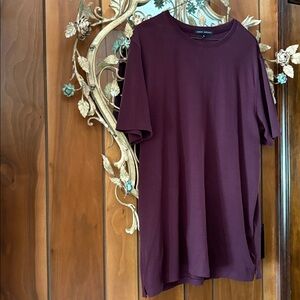 ROBERT BARAKETT Classic Deep Bordeaux - Short Sleeve T-shirt